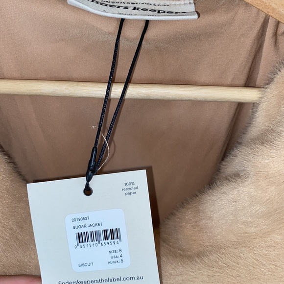 Sugar Faux Fur Crop Jacket - Picture 9 of 10